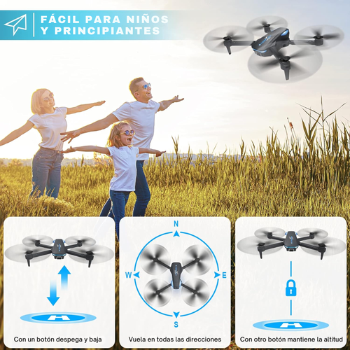 Dron SkyMax  Incluye 2 baterías recargables GRATIS + Estuche de Impacto